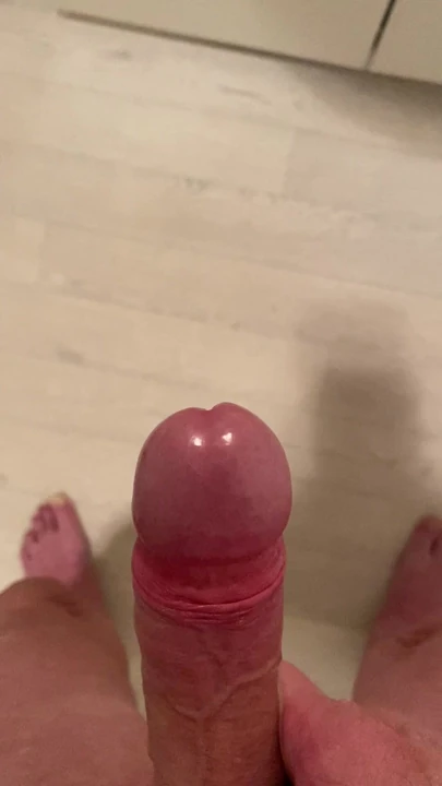 Stroking my cock