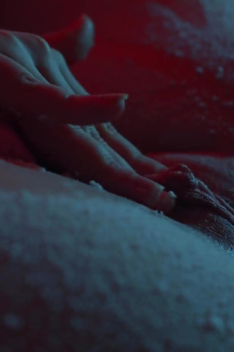 Snow Falling on My Tits and Pussy - Softcore Christmas Tease Closeup