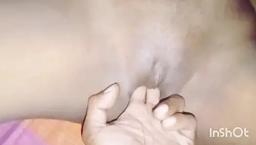 Desi Beautiful Stepsister Tight Pusssy close-up 3 fingering First Time X...