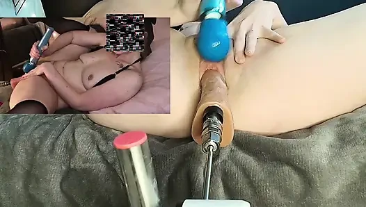 Wet Fountain Squirting And Making the Best Orgasm Faces