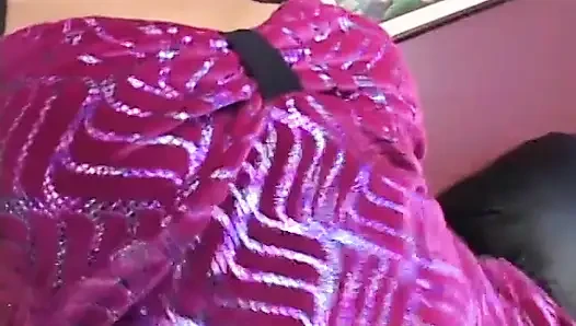 Sweet chocolate beauty rubs her vagina and gets fucked