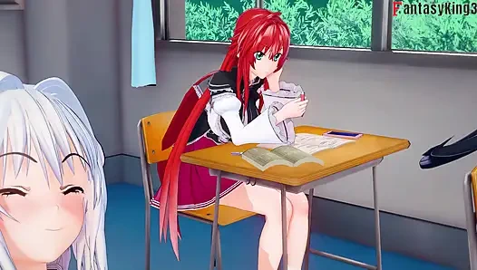 Rias Gremory dersten sonra beni seks yapmaya davet ediyor - dxd ntr çılgınlığı