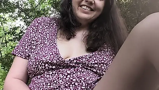 Riskant, draußen squirtet