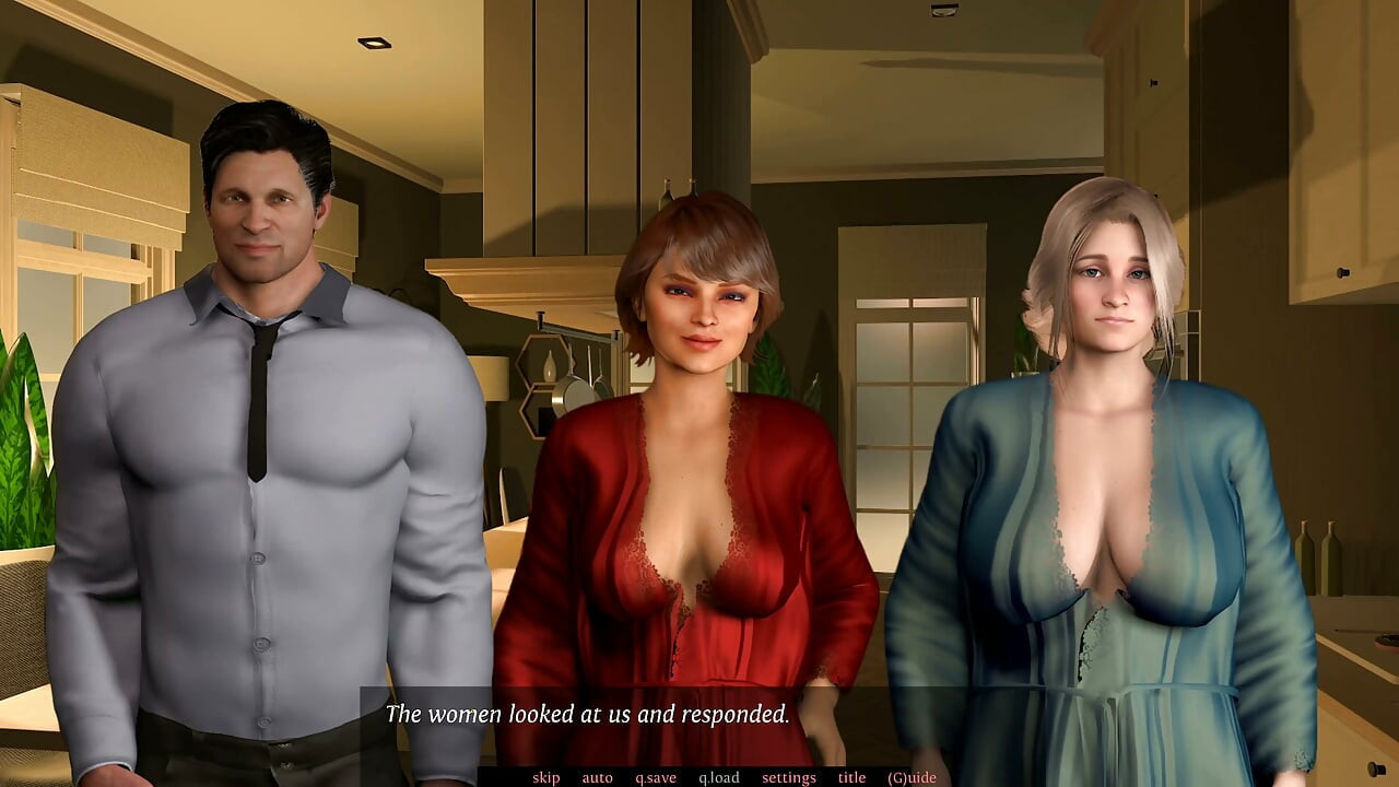 In haar service v0.96 - deel 7 - meesteres Talia had seks recht voor onze ogen, en verleidde ons in de swinger lifestyle