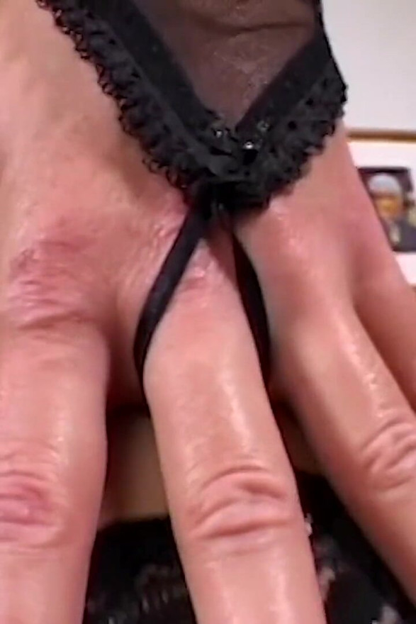 She Lubed up Her Secret Hole and Then Eagerly Ate up Two Manhoods in One
