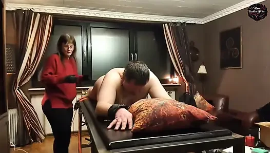 Domlady Mia - Punishment of Terror for the Slave - Training: Ass Fucked by the Fucking Machine - Part 1