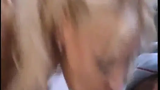 Blonde German MILF with Big Booty Gets Anal Drilled in Vintage Scene