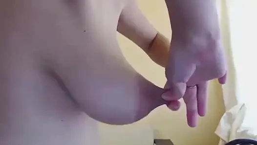 Erstaunliche natürliche milf, riesige möpse, große nippel, milf pOV