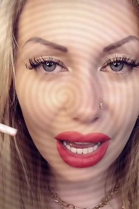 Hipnotizante asmr encorajamento para derrame e fumaça com negação do orgasmo!