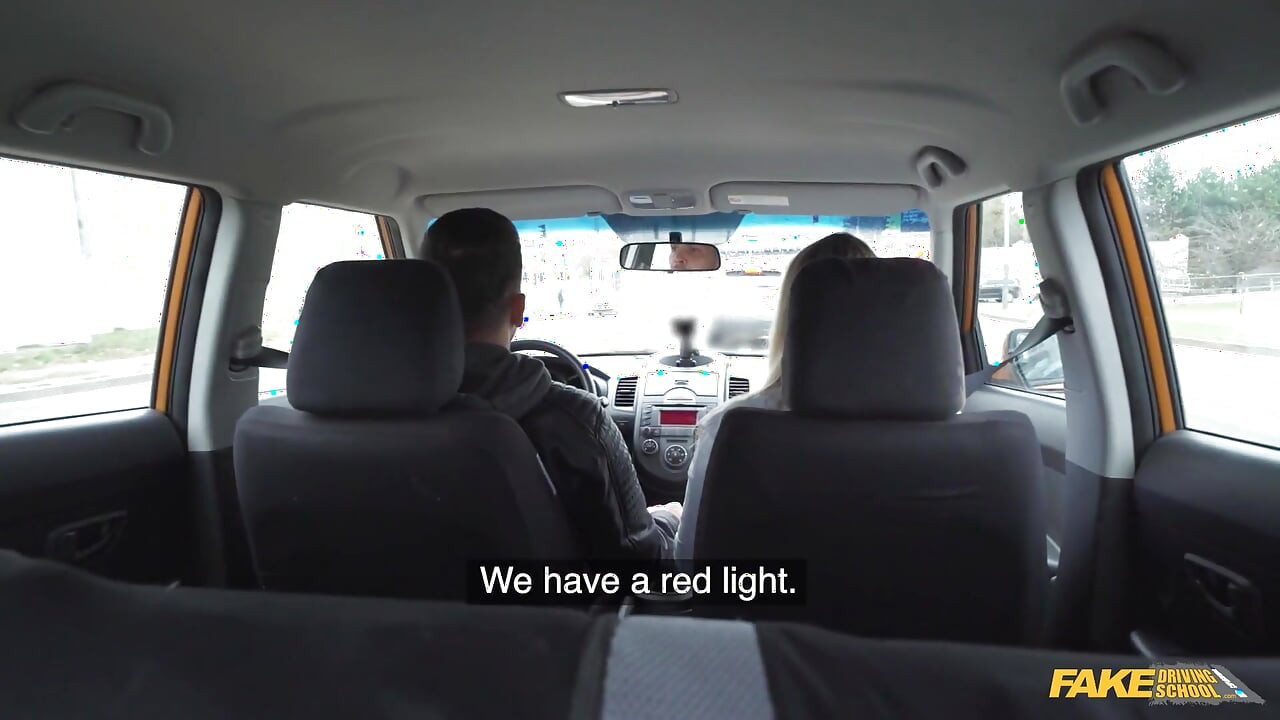 Fake Driving School - Crystal Swift Shows off Her Tits to Get a Licence