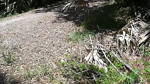 Bts Naturspaziergang und Masturbation auf dem Trail