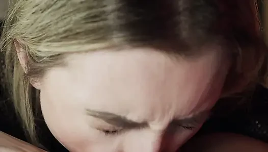 Cute British Blonde Lottie Lou POV Blowjob