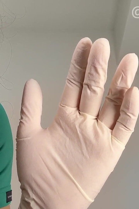 POV Professional Physical Exam in Green Scrubs