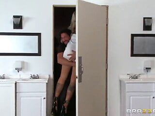 Brazzers - Britney Shannon get double stuffed by security