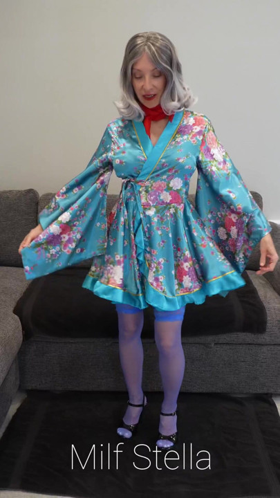 Betty In A Robe & Scarf