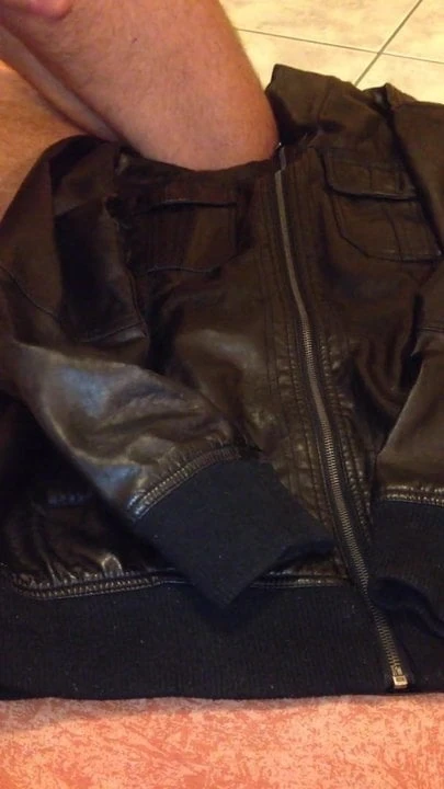 Cum on friend leather jacket