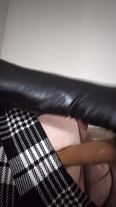 Masturbating