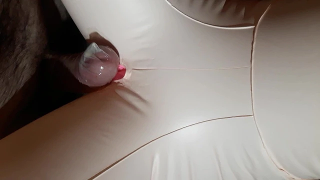 Fuck my latex doll with condom