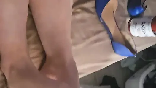Sucking toes