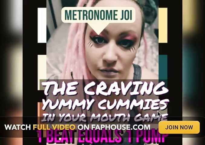 Metronome JOI Crave Cummies as You Jerk off to My Voice
