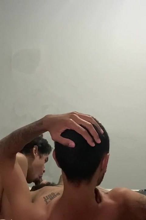 Two Naughty Young Men Making Out and Showing on the Webcam