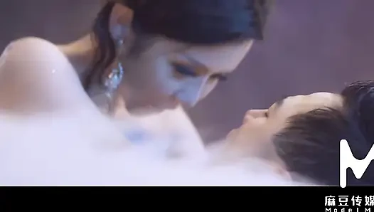 ModelMedia Asia - Horny women eagerly straddle men to milk them for semen