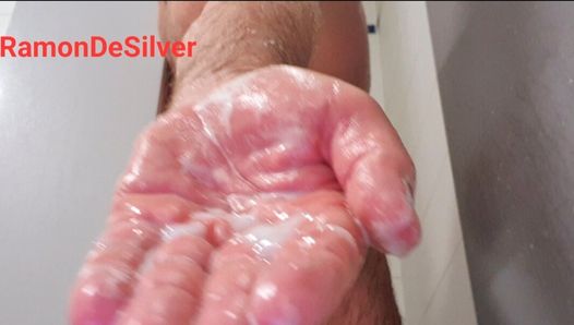 Master Ramon squirts horny in the shower sb