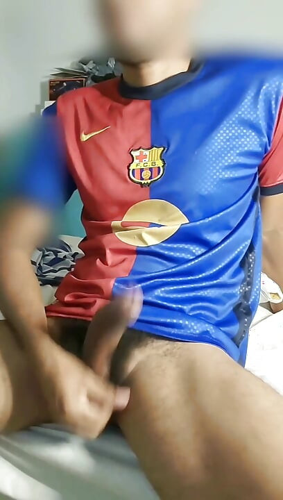 Masturbating a Big Cock