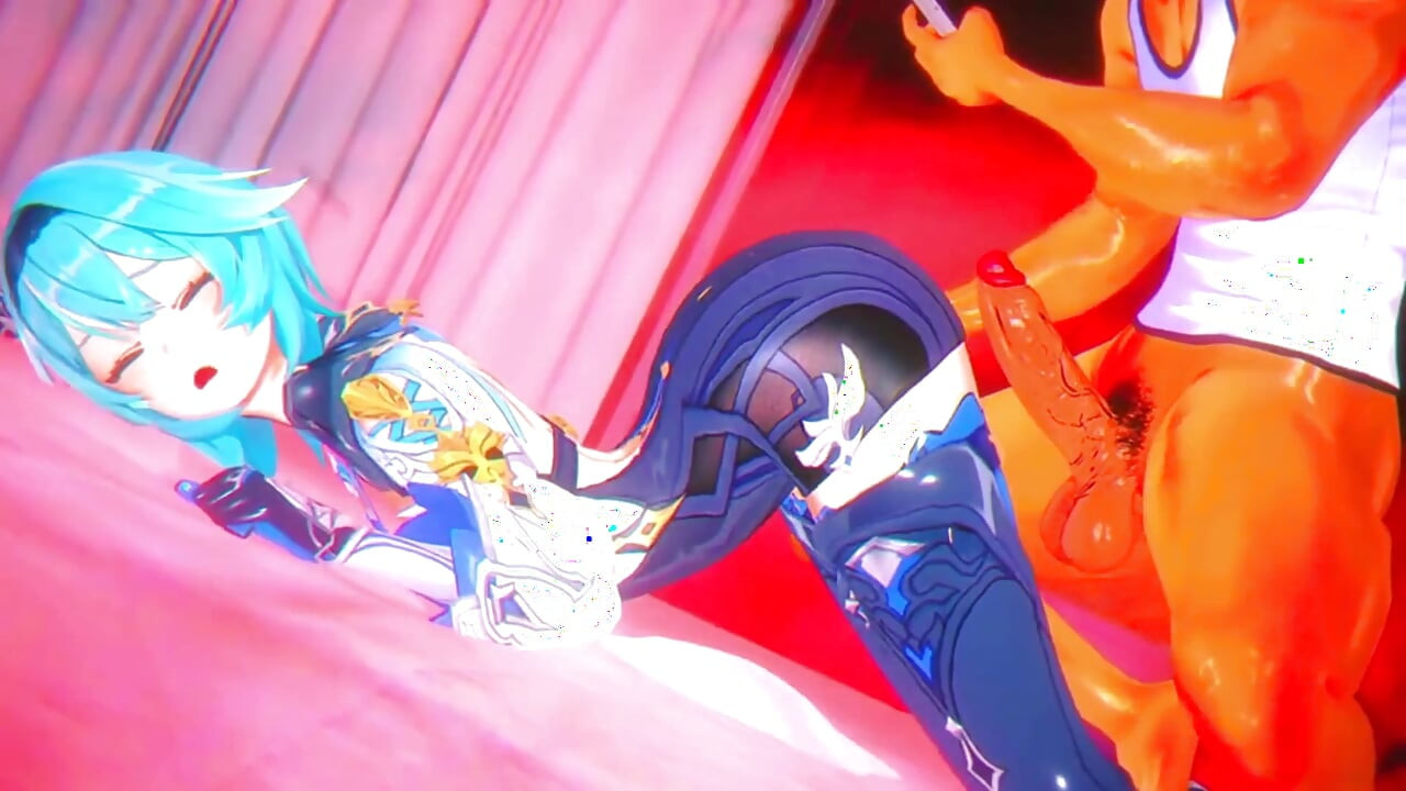 原神衝擊 - 尤拉的激烈幹砲會議 - 硬核內射與濕噴 - 3D無盡Animation.Mp4