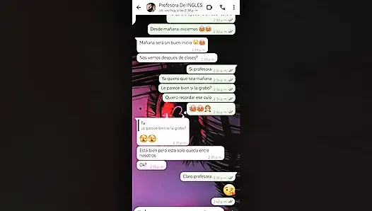 Hot Chat with My Teacher to Pass Her Course - Nati Sweet - Natasha Caseros