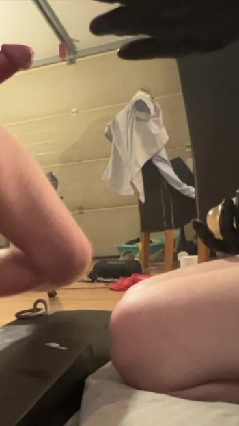 Must-see moment from "Close up restrained in the milking chair, ruined and post orgasm play"