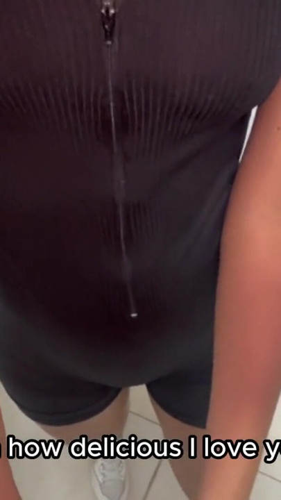 Emotional moment from "Beautiful skinny brunette pays the rent with her perfect body"