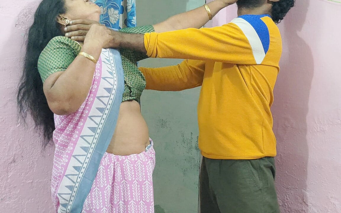 Real Homemade Visiting Son in Law Hardcore Session with Beautiful Hot Desi Mother in Law