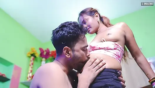 Desi Step sister Fucked by her Step brother at Dinning Table ( Hindi Audio )