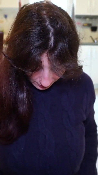 He was focused on the game, I on his hard cock (I swallow cum) | Clip 1