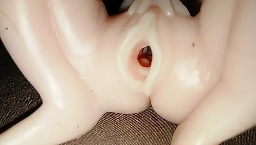 Сессия с гипер-настоящей куклой в видео от первого лица - Гонзо в любительском видео