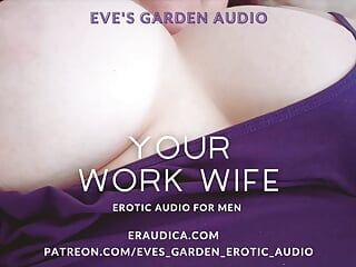 La moglie del tuo lavoro - audio erotico per uomini di eve audio nel giardino