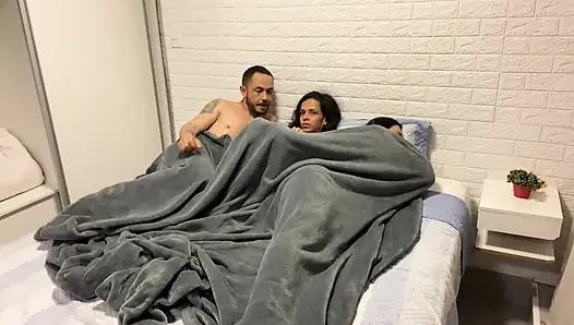 Wife had to share hotel bed with husband's stepsister