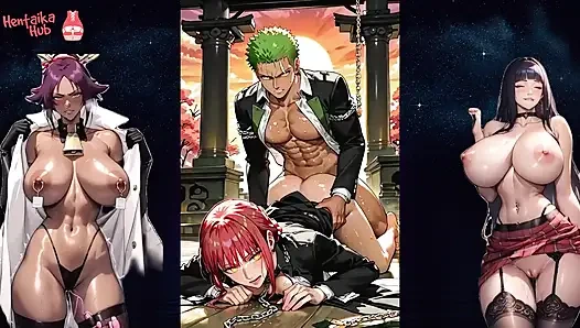 Kompilasi hentai 2d dengan makima jalang kotor