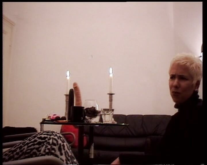 Sexy German blonde plays with toys and fucks horny couple