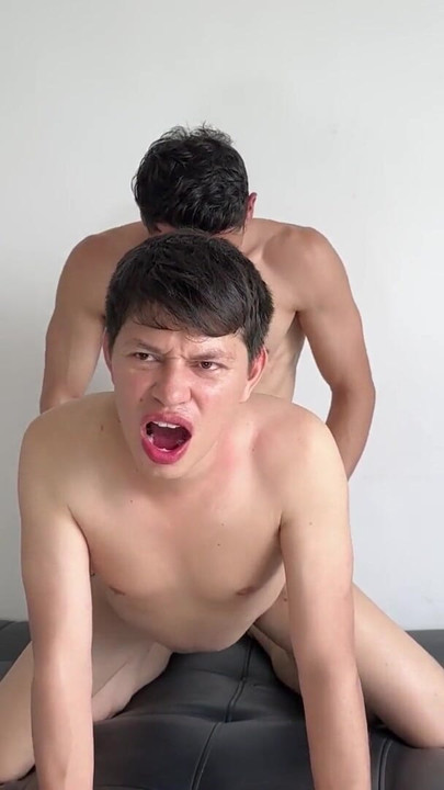 I'm late to class because I sucked dicks in the school bathroom, and to make it up to my teacher, I let him fuck my ass. | Clip 2