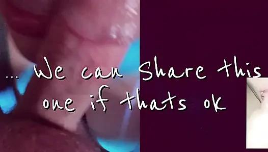 Lets suck a big fat juicy cock together includes extension