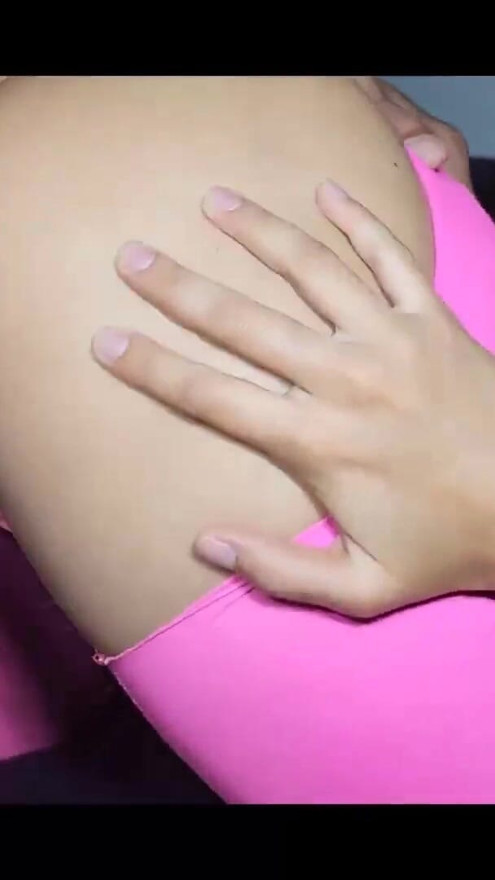 My husband's stepfather fucks me in all the holes while my husband is watching TV, he doesn't know that they secretly fuck me in | Clip 1