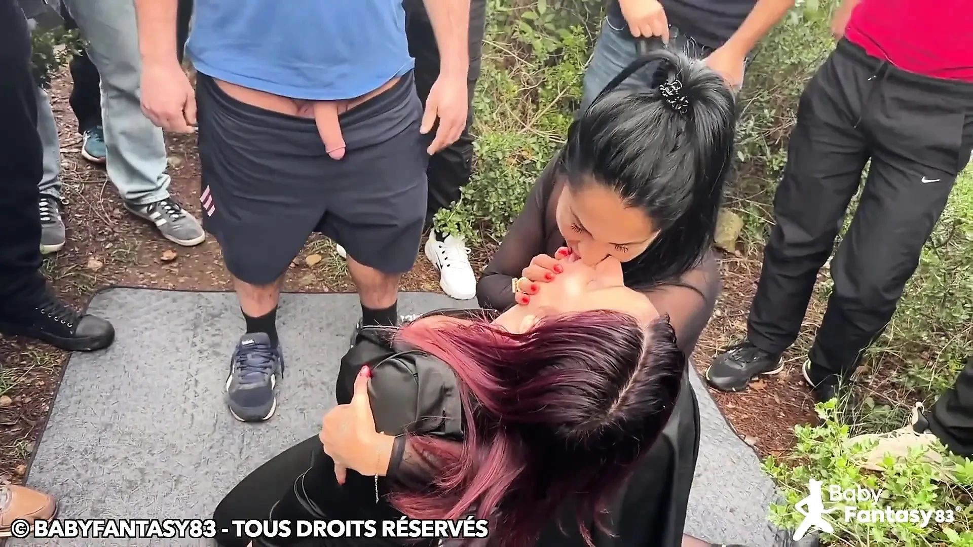 Babyfantasy83 & Mexicanna Get Together to Empty All Their Tails in the Forest