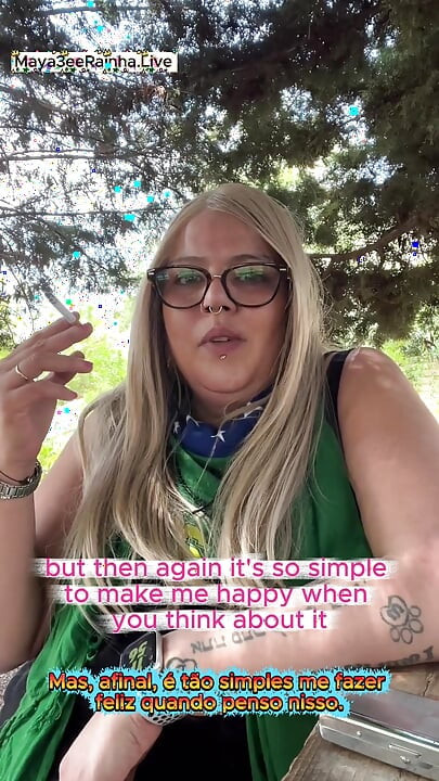 Brazylijska BBW milf bogini palenia rytuał palenia w naturze