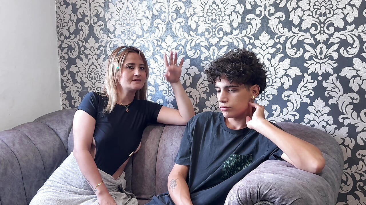 Big-ass stepmom teaches her little stepson how to fuck a woman and fulfills her dream fantasy.