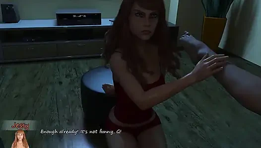 GroÃŸe stadtvergnügen: sexy mädchen gucken einen horrorfilm - ep. 19