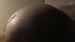 Chub Dad Belly Fetish, Cock Stroking and Nipple Play in 4K