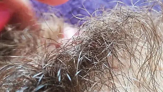 Extreme close up big clit orgasm intense clitoris stimulation