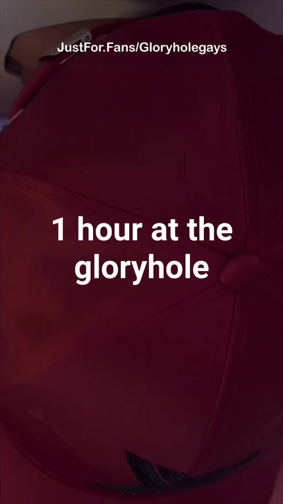 Young Gay Guy at the Gloryhole - Over One Hour of Nonstop Action
